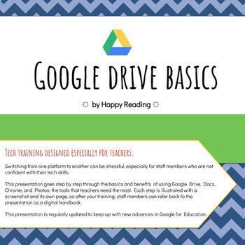 Preview of Google Drive Basics: Professional Development for technology avoiders