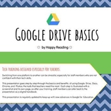 Google Drive Basics: Professional Development for technolo