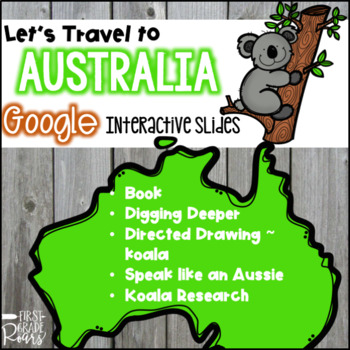 Preview of Continent Study Australia for Google Drive & Google Classroom
