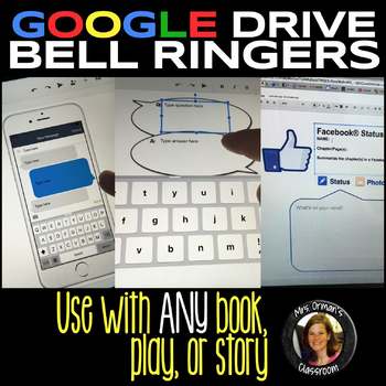 Preview of Distance Learning Google Drive Digital Bell Ringers