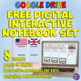 Digital Resources Social Studies Interactive Notebook Set 