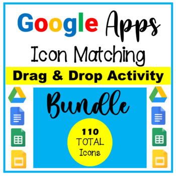 Preview of Google Drive, Docs, Sheets & Slides Drag & Drop Matching Bundle