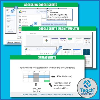 google lesson sheets activities