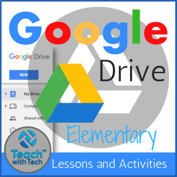 Preview of Google Drive Elementary Lessons & Activities Bundle