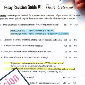 Google Drive File- Six Revision & Editing Guides for the Literary ...