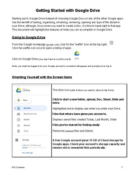 Preview of Google Drive - Getting Started