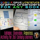 Distance Learning Google Drive Graphic Organizers: Reading