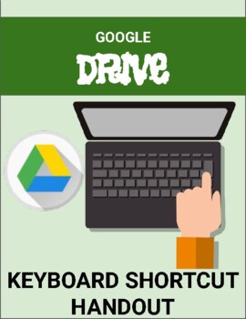 Preview of Google Drive - Keyboard Shortcut Handout