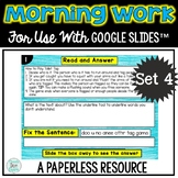 Google Drive Morning Work or Literacy Center Set 4