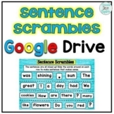 Google Drive Sentence Scrambles for Word Work 