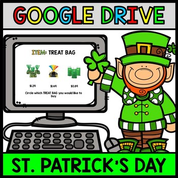 Preview of Google Drive - St. Patrick's Day Budget - Special Education - Shopping - Money