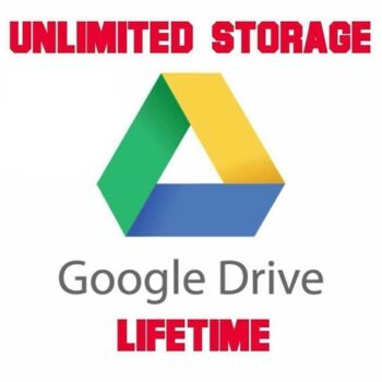 Preview of Google Drive stockage illimité Gmail personnel avec temps illimité 100% garantie
