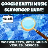 Google Earth Music Scavenger Hunt