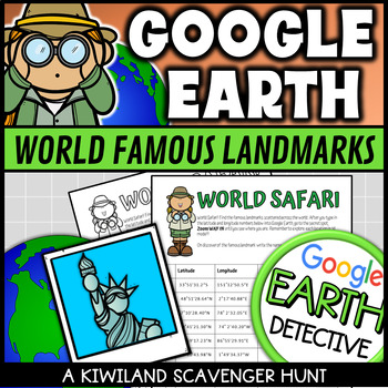 Google Earth World Famous Landmarks Scavenger Hunt 1 (Latitude and  Longitude)