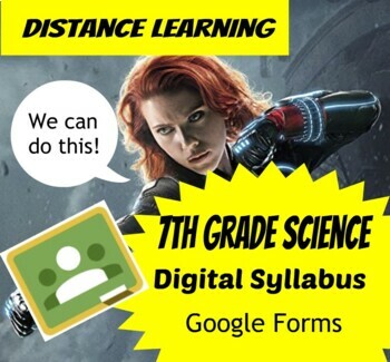 Preview of Google Form: 7th Grade Science Syllabus 