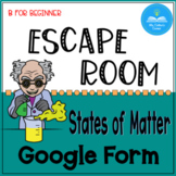 Google Form Escape Room about Matter - Reading Comprehensi
