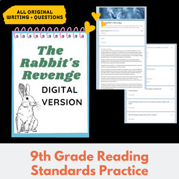 Preview of Google Form - Original Short Story Reading Practice: The Rabbit's Revenge