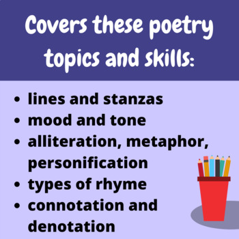 Editable Poetry Test (for Google Forms™ and Docs™) by Vinlove with ...