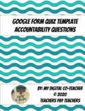 Reading Accountability Questions Template for Google Forms