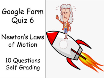 Preview of Google Form Quiz: Newton's Laws of Motion (10 Questions and Self Grading!) 6
