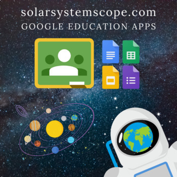 Preview of Google Form Quiz and Google Sheet for Planet Section on solarsystemscope.com