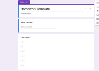 google form assignment