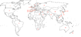 Google Forms Map Test/Assignment: 25 Countries Around The World