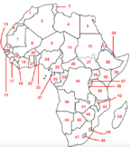 Google Forms Map Test/Assignment: Africa