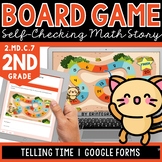 Google Forms Math Assessment | Telling Time | Self-Grading