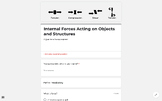 Google Forms Quiz - Identifying Internal Forces Acting on 