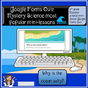 Preview of Google Forms Quiz-Mystery Science for Distance Learning- Why is the ocean salty?