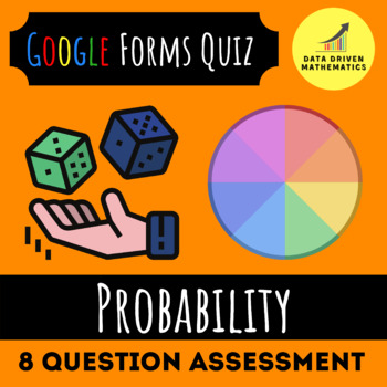 Preview of Google Forms™ Quiz - Probability - 7.SP.5, 7.SP.6 and 7.SP.7 - Distance Learning