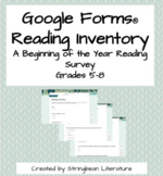 Google Forms Reading Inventory