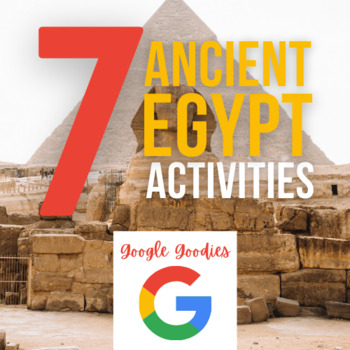 Preview of Google Goodies: Ancient Egyptian History - Slides drag-&-drops & Forms Quiz
