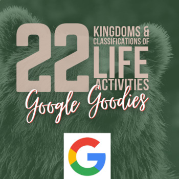 Preview of Google Goodies: Kingdom & Taxonomy Interactives & Quizzes - 22+ at 30% off!