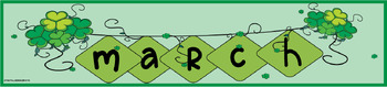 Preview of Google Header March St. Patrick's Day Themed Freebie