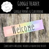 Google Headers - Light Rainbow