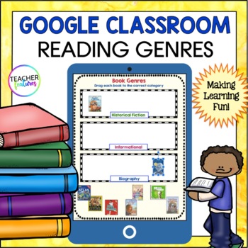 Preview of 2nd & 3rd Grade READING GENRES & CHARACTERISTICS Google Slides