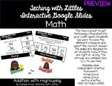 Interactive Google Slides-2 digit addition w/regrouping PREVIEW