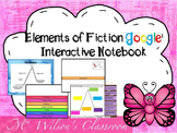 Google Elements of Fiction Digital Interactive Notebook