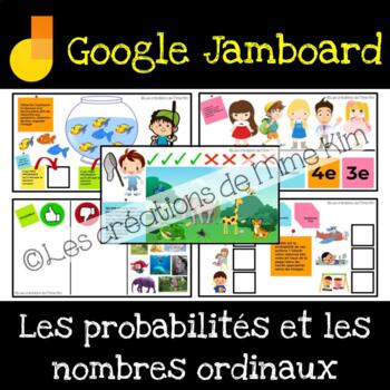 Preview of Google Jamboard : Les probabilités et les nombres ordinaux