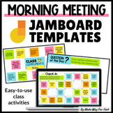 Google Jamboard Question of the Day Template Morning Meeti