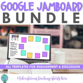 Preview of Google Jamboard™ & Slides™ Templates for Discussion & Engagement {BUNDLE}