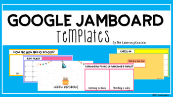 Preview of Google Jamboard Templates