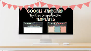 Preview of Google Jamboard Templates: Reading Comprehension Quick Checks