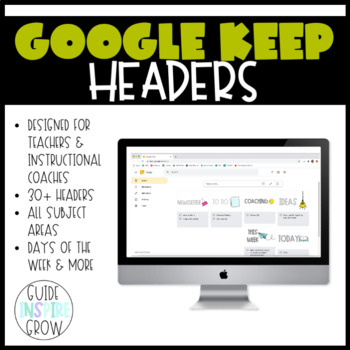 Preview of Google Keep Headers