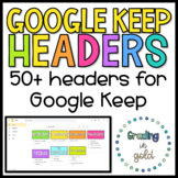 Google Keep Headers