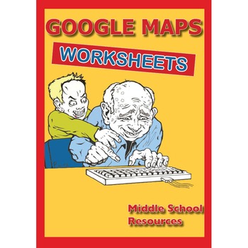 Preview of Google Maps Activity Sheets ***UPDATED***