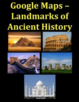 Preview of Scavenger Hunt Ancient History Landmarks of the World Digital