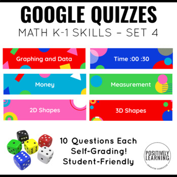 Preview of Google Math Assessments for K-1
